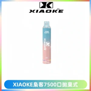 XIAOKE梟客7500Puffs跑馬燈拋棄式電子煙 可發光一次性